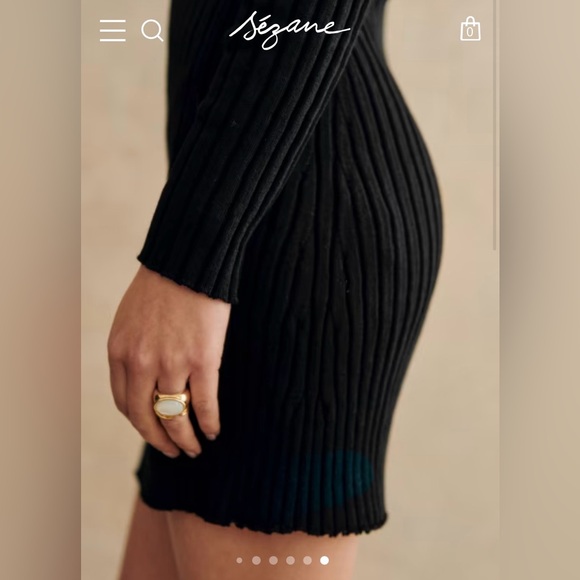 Sezane Donatela organic cotton dress - Picture 5 of 10